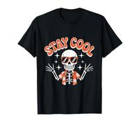 Stay Cool Man Cool Squelette Meme - Stay Chill and Ride T-Shirt