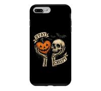 Stay Creepy Flash de Tatouage Traditionnel pour Halloween Coque pour iPhone 7 Plus/8 Plus