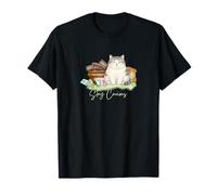 Stay Curious Cat - Art de Jardin fantaisiste T-Shirt