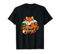 Stay Foxy Jeu de Mots en Forme de Renard T-Shirt