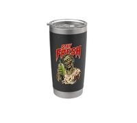 Stay Fresh Zombie Horror Halloween Undead Gobelet isotherme en acier inoxydable double paroi
