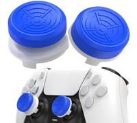 STAY GENT Grip Joystick pour PS5 - FPS Capuchons Joystick pour PS5 & PS4 Accessoires Manette Thumbsticks Grips Controller Thumb Silicone Caps à Aide avec Viser, Réduire Pouce Fatigue, Bleu 2 pièces