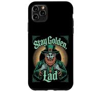 Stay Golden Lad Vintage Leprechaun St Patrick Day Irish Coque pour iPhone 11 Pro Max