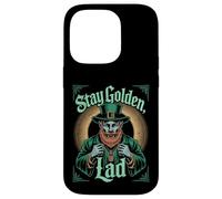 Stay Golden Lad Vintage Leprechaun St Patrick Day Irish Coque pour iPhone 14 Pro