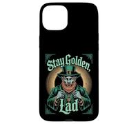 Stay Golden Lad Vintage Leprechaun St Patrick Day Irish Coque pour iPhone 15 Plus
