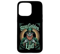 Stay Golden Lad Vintage Leprechaun St Patrick Day Irish Coque pour iPhone 15 Pro Max
