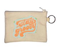 Stay Groovy Porte-monnaie Beige