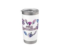Stay Grounded Mystic Crystal Illustration Magical Gobelet isotherme en acier inoxydable double paroi