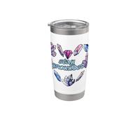 Stay Grounded Mystic Crystal Illustration Magical Gobelet isotherme en acier inoxydable double paroi