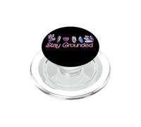 Stay Grounded Mystic Crystal Illustration Magical PopSockets PopGrip pour MagSafe