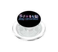 Stay Grounded Mystic Crystal Illustration Magical PopSockets PopGrip pour MagSafe