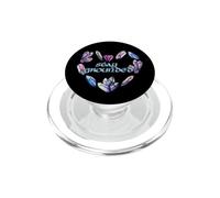 Stay Grounded Mystic Crystal Illustration Magical PopSockets PopGrip pour MagSafe