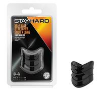 Stay Hard - anneau pénien - silicone noir