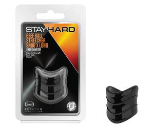 Stay Hard - anneau pénien - silicone noir