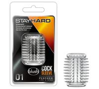 Stay Hard - gaine pénis homme - picots stimulants - transparent