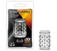 Stay Hard - manchon pénis à boules - transparent