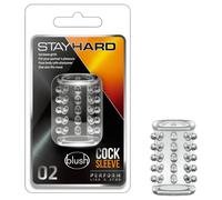 Stay Hard - manchon pénis à reliefs - transparent