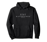 Stay Katmandu, coordonnées Népal - Souvenir népalais Sweat à Capuche