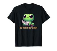 Stay Kind Or Else Couteau Grenouille Crapaud Citation Sauvage T-Shirt