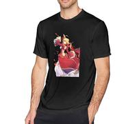 Stay Night New Summer Slim Short Sleeve Retro Fashion 3D Printed T-Shirt Manches Courtes(Large)