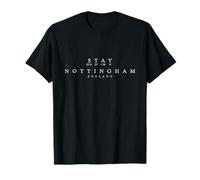 Stay Nottingham, England Coordonnates - Souvenir du Royaume-Uni T-Shirt