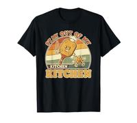 Stay Out of My Kitchen Pickleball Graphic Pickle Retro T-Shirt