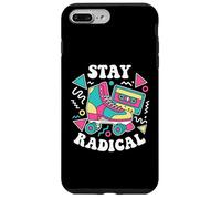 Stay Radical Roller rétro années 80 pour Patinage Disco Coque pour iPhone 7 Plus/8 Plus