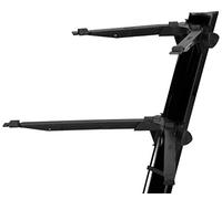 Stay Slim Support pour clavier 2 niveaux Niveau supérieur incurvé Noir