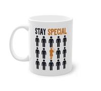 Stay Special 09195B Tasse à café Joueur de Tubes Soufflés | Great Highland Leçons de Cornemuse Tasse Blanc (09195B)