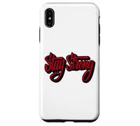 Stay Strong Be Positive Illustration Quotes Graphic Designs Coque pour iPhone XS Max