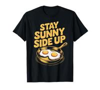 Stay Sunny Side Up Œuf Amusant Positivité du Petit déjeuner T-Shirt