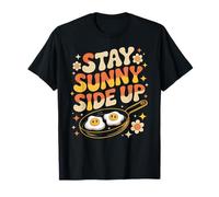 Stay Sunny Side Up Œuf Amusant Positivité du Petit déjeuner T-Shirt