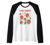 Stay Sweet Fruit of The Spirit Strawberry Manche Raglan