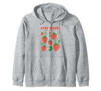 Stay Sweet Fruit of The Spirit Strawberry Sweat à Capuche