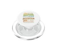 Stay Up Late Graveyards Dead Relatives Généalogie Humour PopSockets PopGrip pour MagSafe
