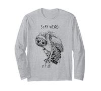 Stay Weird Owl - Conception drôle d'oiseau Hibou dans Un Manche Longue