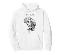 Stay Weird Owl - Conception drôle d'oiseau Hibou dans Un Sweat à Capuche