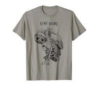 Stay Weird Owl - Conception drôle d'oiseau Hibou dans Un T-Shirt