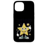 Stay Weird Retro Cartoon Star Thumbs Up Insolite Coque pour iPhone 15