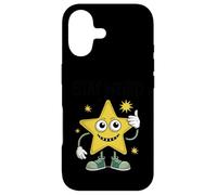 Stay Weird Retro Cartoon Star Thumbs Up Insolite Coque pour iPhone 17