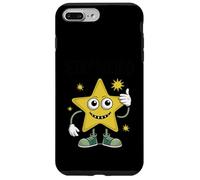 Stay Weird Retro Cartoon Star Thumbs Up Insolite Coque pour iPhone 7 Plus/8 Plus