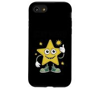 Stay Weird Retro Cartoon Star Thumbs Up Insolite Coque pour iPhone SE (2020) / 7/8