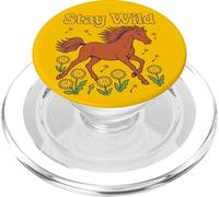Stay Wild Horses Nature PopSockets PopGrip pour MagSafe