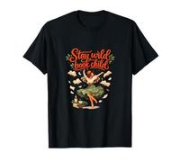 Stay Wild Livre pour Enfant Motif bohème T-Shirt