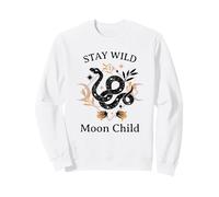 Stay Wild Monn Child (graphisme Boho Snake) Sweatshirt