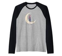Stay Wild Moon Child Ciel étoilé Lune étoiles Anniversaire Manche Raglan