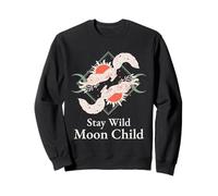 Stay Wild Moon Child (déclaration Hippie et graphisme bohème) Sweatshirt