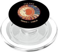 Stay Wild Moon Child (Graphique Spirituel Boho) PopSockets PopGrip pour MagSafe