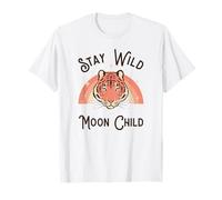 Stay Wild Moon Child (graphisme Boho Tiger) T-Shirt