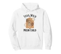 Stay Wild Moon Child (Motif Tigre bohème) Sweat à Capuche